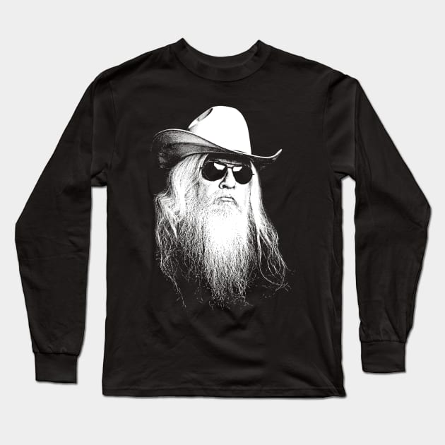 Leon Russell Long Sleeve T-Shirt by Knockbackhaunt